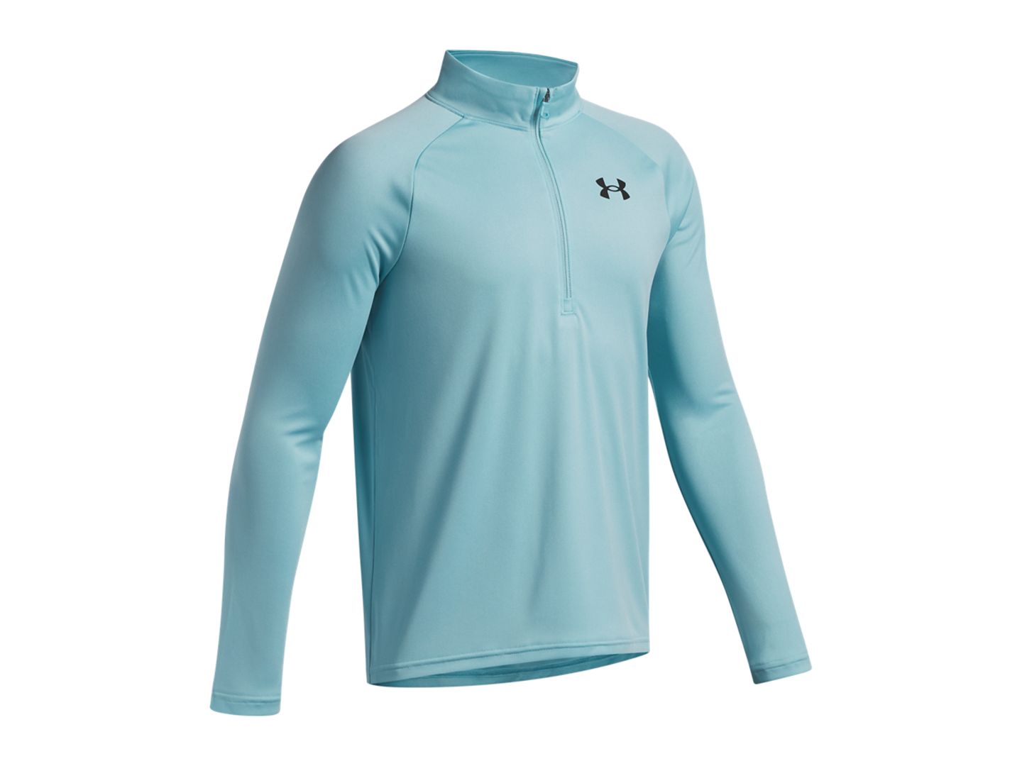 Куртка Under Armour Tech Half-Zip Jacket для мальчиков, цвет: Синий мглистый — фото 6