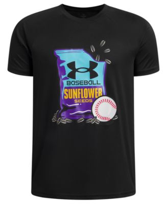 Under Armour Boys' 6-20 Tech Sunflower Baseball Short-Sleeve T