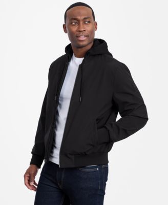 Men's Bomber Knit Hood Jacket