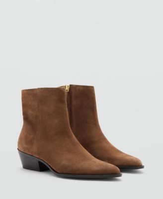 Women's Heel Suede Ankle Boots