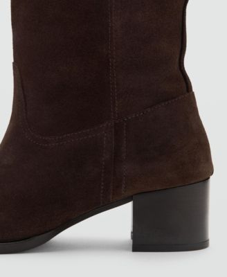 Women's Heel Suede Boots