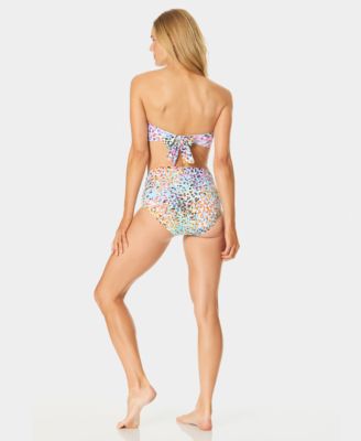 Women's Liz Twist Bandeau Neck Swim Bikini Top