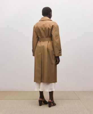 Women's Selection Cotton with Belt Trench Coat