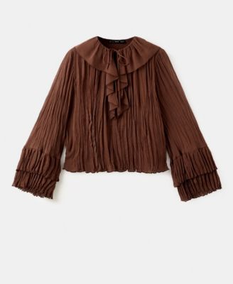 Women's Ruffled Chiffon Blouse