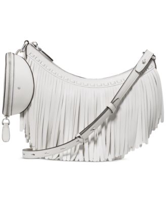 Duo Small Leather Fringe Crossbody Bag