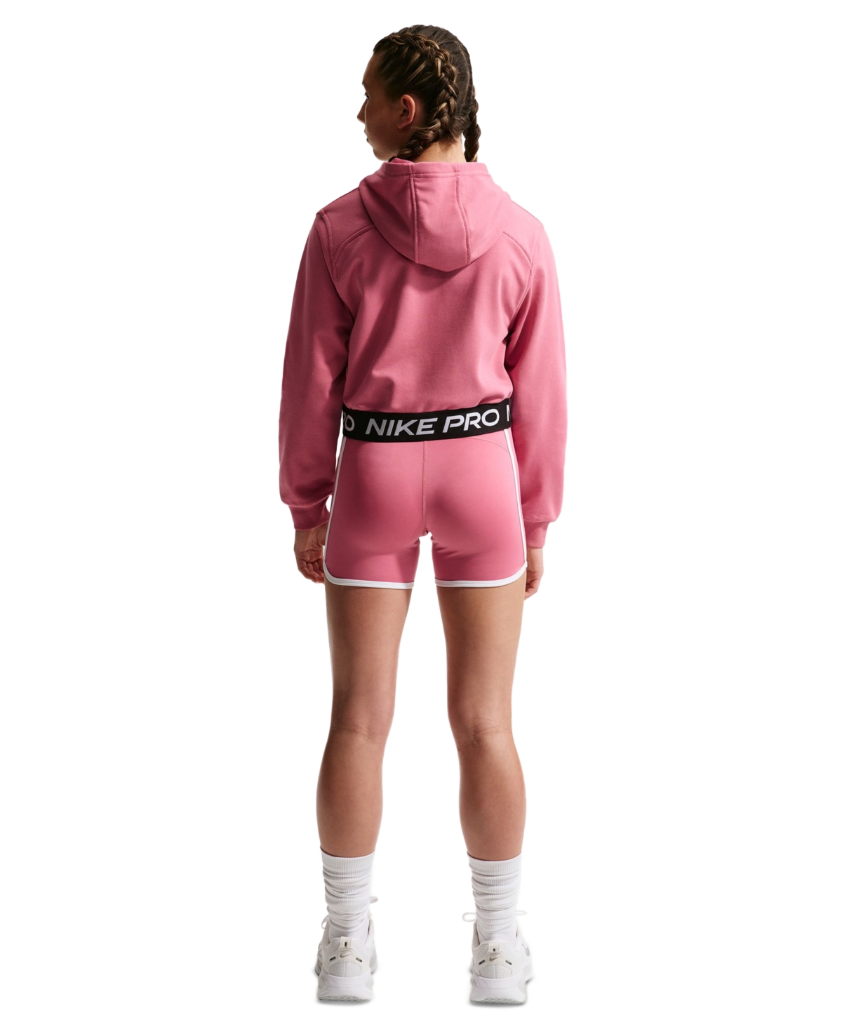 Nike Big Girls Pro Fleece Dri-fit Full-Zip Hoodie