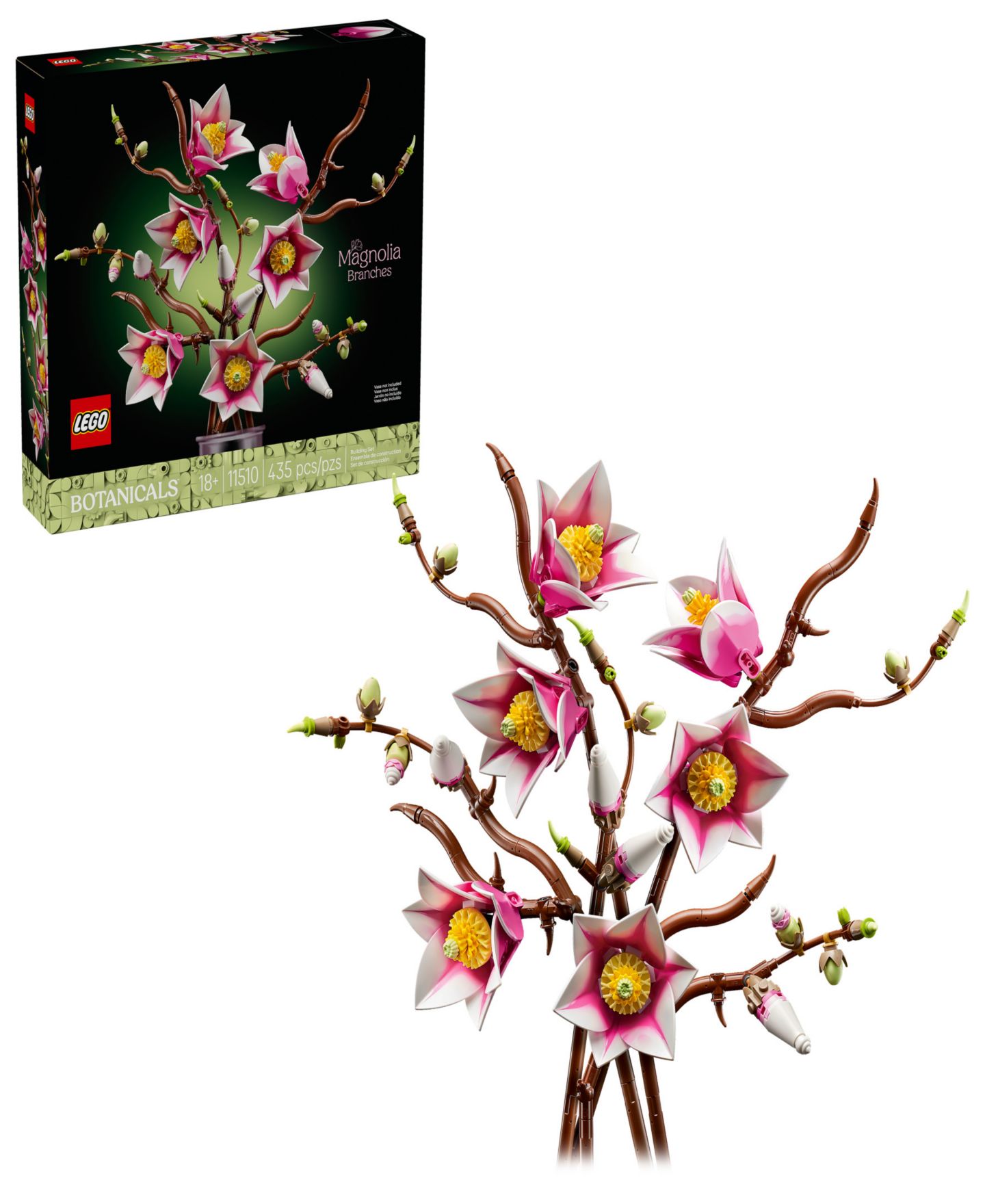 Детский конструктор LEGO® Botanicals Magnolia Branches Building Set, 11510 — фото 1