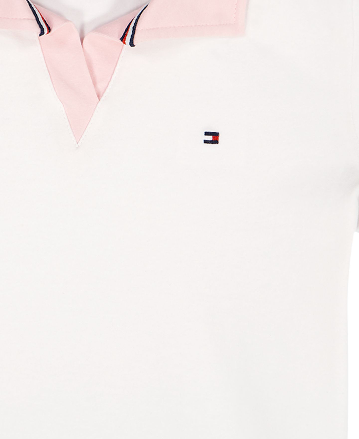 Поло Tommy Hilfiger Tennis Short-Sleeve Polo для девочек, цвет: Белый — фото 6