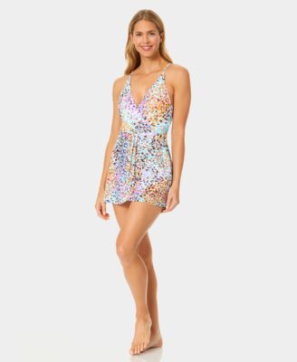 Women's Surplice Maillot Swim Dress
