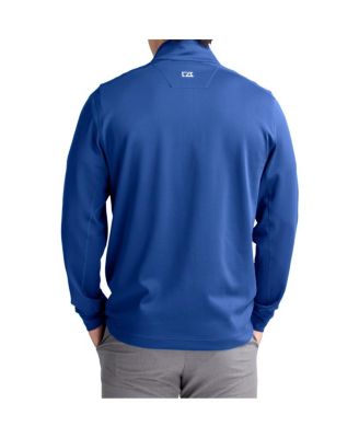 Men's Blue BYU Cougars DryTec Traverse Stretch Eco Tri-Blend Quarter-Zip
