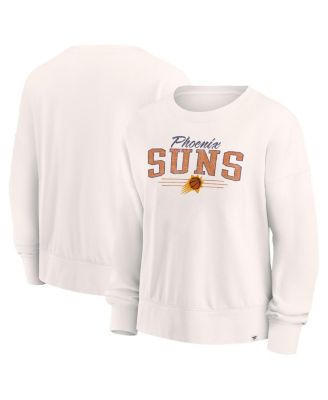 Women's Cream Phoenix Suns Close the Game Pullover Sweatshirt