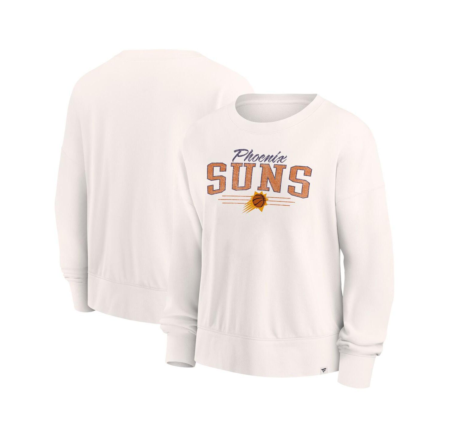 Women's Cream Phoenix Suns Close the Game Pullover Sweatshirt