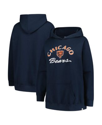 Women's Navy Chicago Bears Plus Size Whirlwind Naomi Hoodie