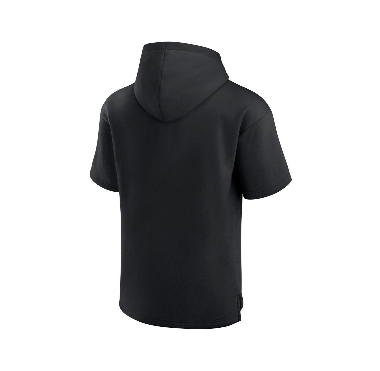 Men's Black Chicago Blackhawks Elements Ready Short Sleeve Pullover Hoodie