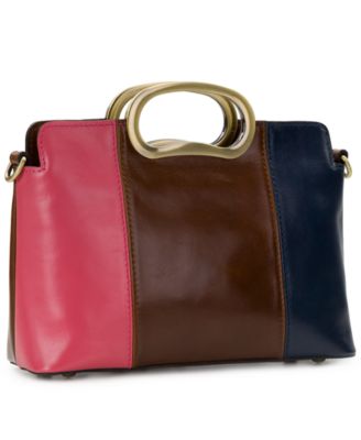 Karine Mini Leather Top Handle Crossbody Bag