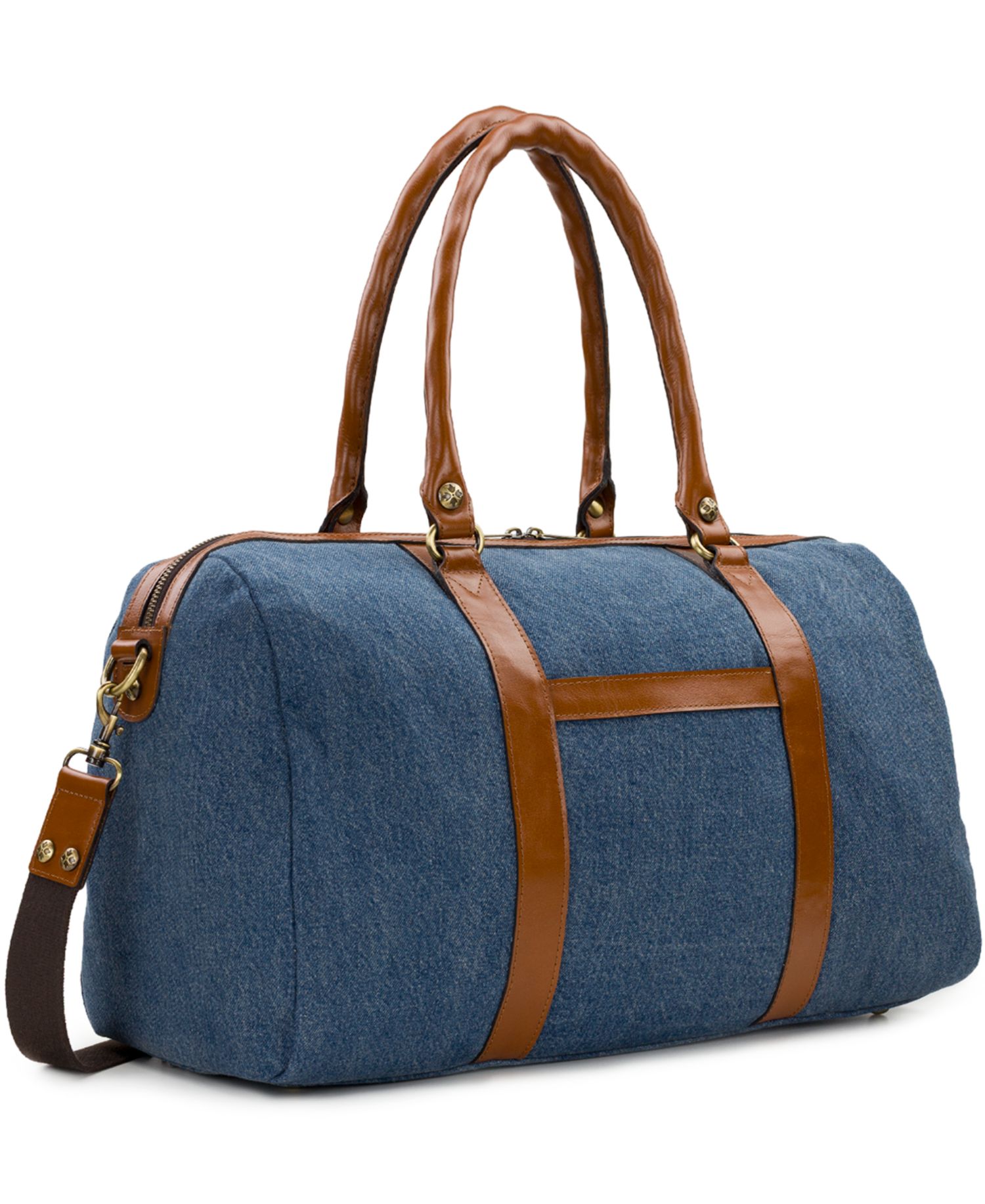 Milano Extra-Large Denim Weekender Duffel Handbag