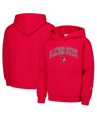 Big Boys and Girls Red Illinois State Redbirds Campus Pullover Hoodie