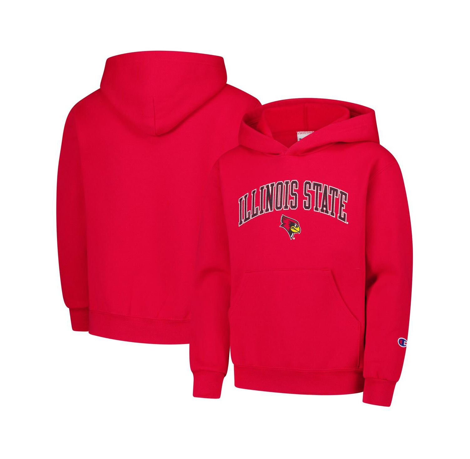 Big Boys and Girls Red Illinois State Redbirds Campus Pullover Hoodie