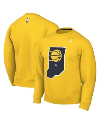 Men's Gold Indiana Pacers Statement Edition Sweatshirt