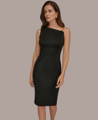 Women's Hardware-Trim Asymmetric Dress