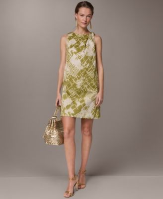 Women's Abstract Print Knee Length Dress