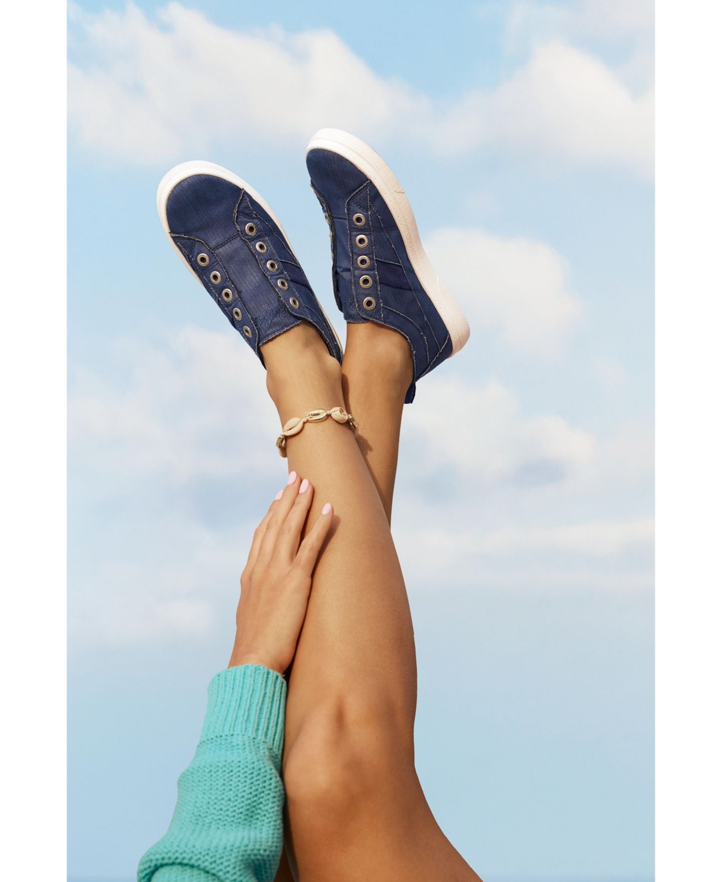 Женские кроссовки Blowfish Malibu Hangout Slip-On, цвет: Пустынный хаки холщовый — фото 6
