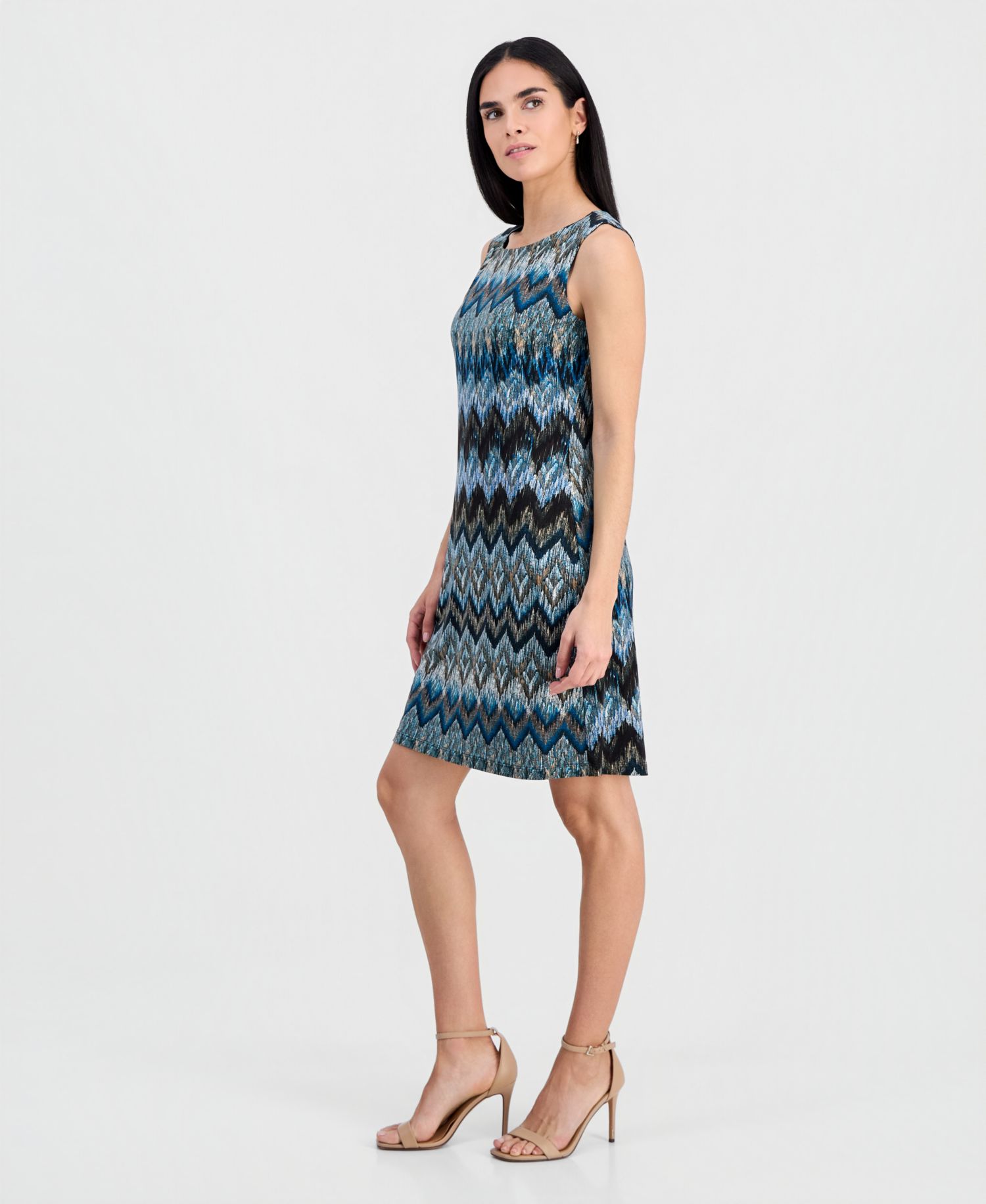 Petite Sleeveless Shift Dress