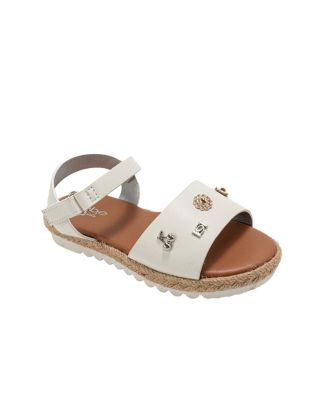 Little Girls Girl's  Fashion Sandals – Dressy Shoes with Playful Charm Details