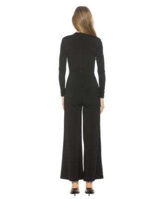 Women's Yael Long Sleeve Ruched Top Jumpsuit