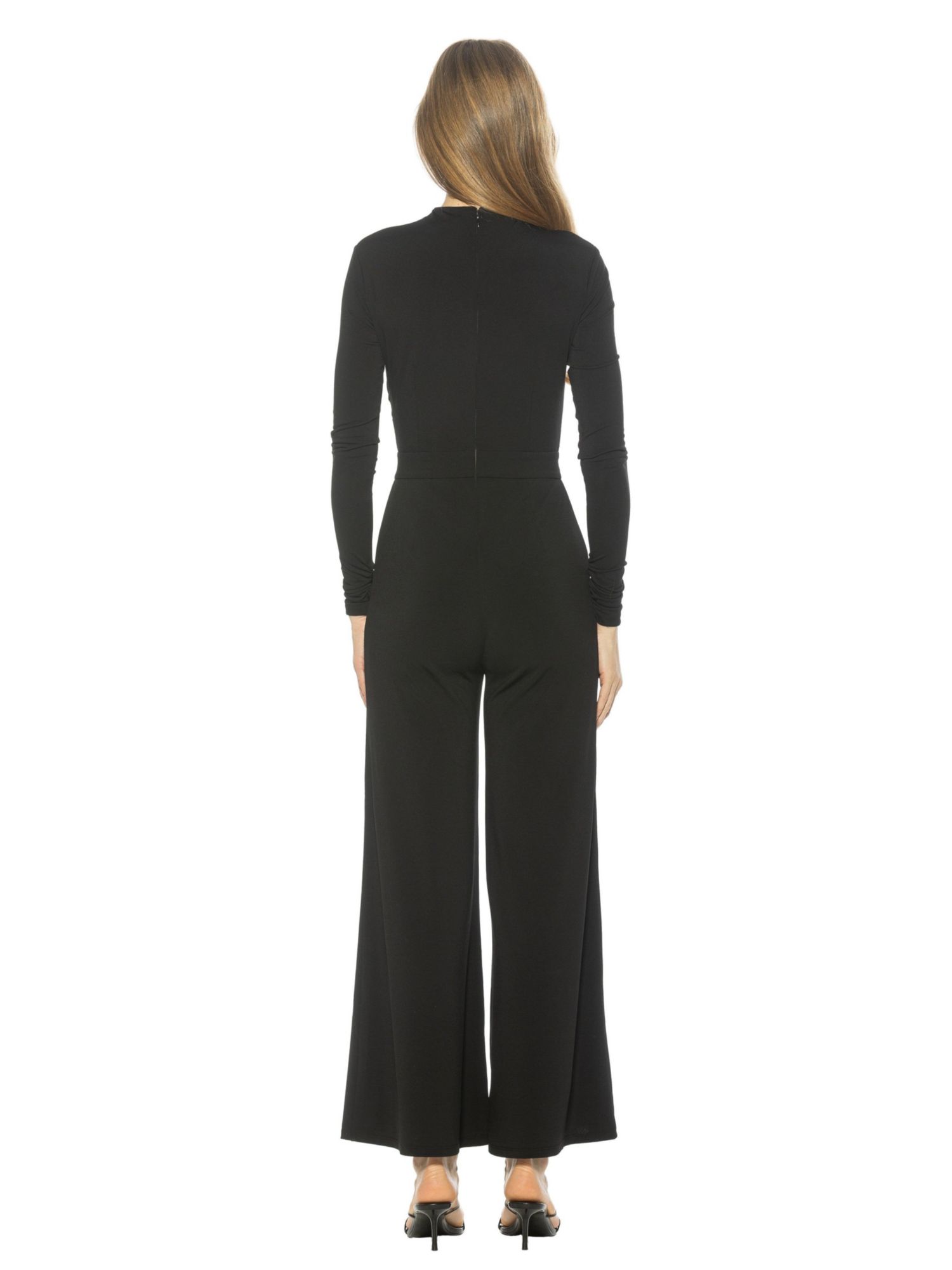 Women's Yael Long Sleeve Ruched Top Jumpsuit