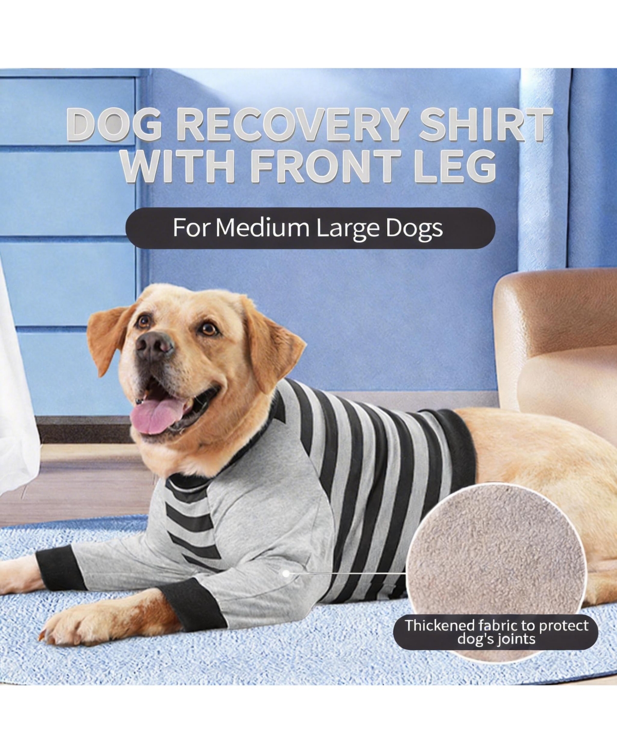 Aronkl Dog Recovery Sleeve for Knee Protection and Joint Support