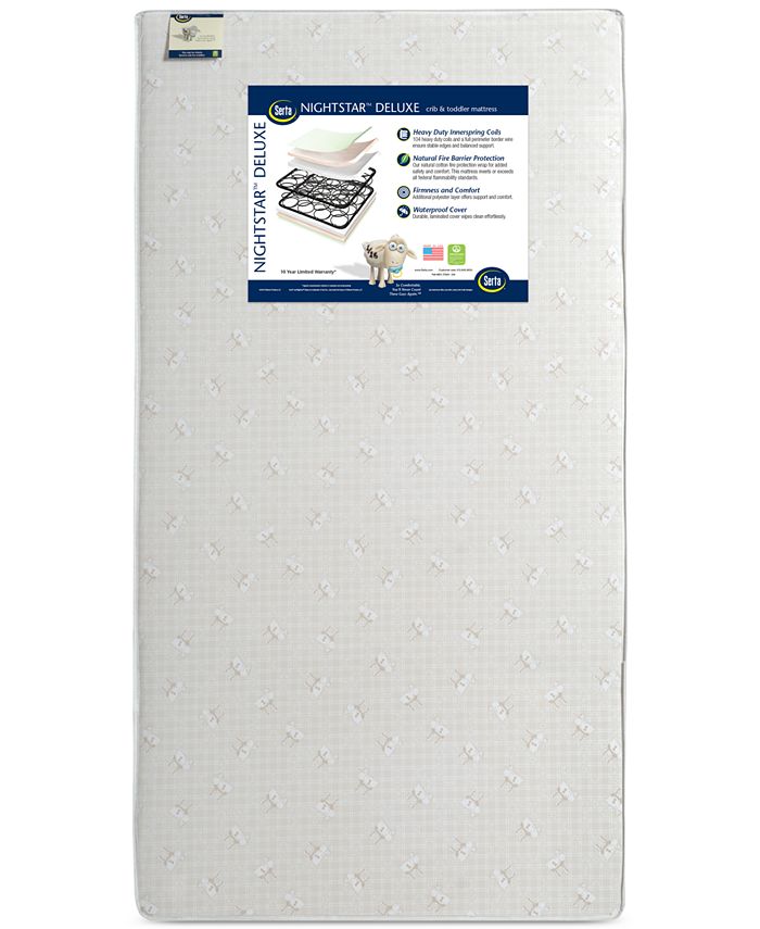 Serta Nightstar Deluxe Support Crib Mattress Macy's