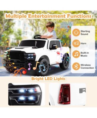 Big Kids 24V Ride On Truck 2-Seater with Music & Remote Control