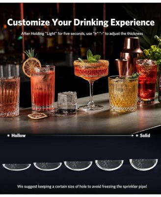 Countertop Crescent Ice Maker, 26 lbs. Capacity with Detachable Tank