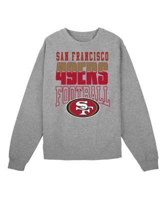 Toddler Heather Gray San Francisco 49ers Crewneck Sweatshirt & Pants Set