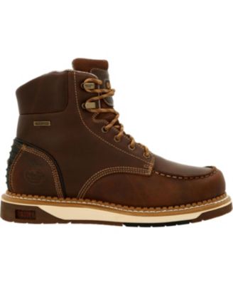 Men's AMP LT Wedge Waterproof Moc-Toe Work Boot