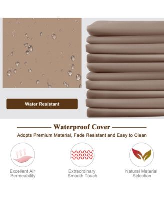 3PC Rattan Furniture Sofa Lounge Chaise Set Outdoor Patio Garden