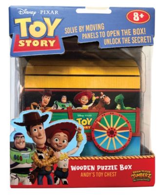 Disney Toy Story Wooden Puzzle Box Andy's Toy Chest