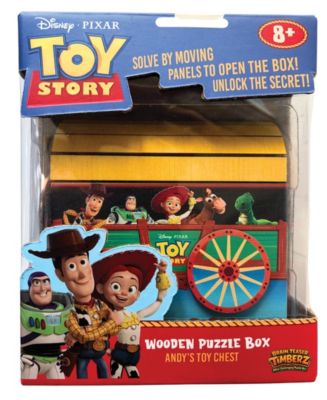 Fantasma Disney Toy Story Wooden Puzzle Box Andy's Toy Chest - Macy's