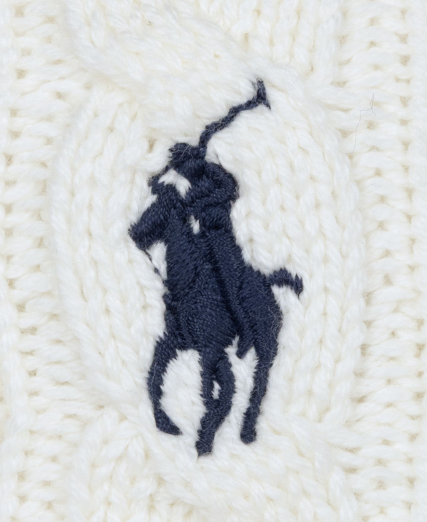 Мужские кепки Polo Ralph Lauren Classic Cotton Cable, цвет: Состаренный кремовый — фото 3