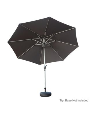 10FT Outdoor Patio Umbrella with Push Button Tilt and Crank