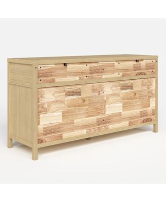 Solid Wood Dresser Pre-Assembled Chest