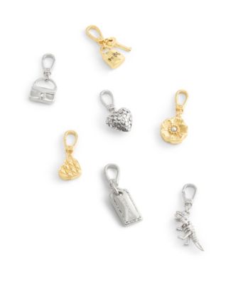 Rhodium Collectible Signature Sculpted Handbag Jewelry Charm