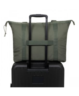 Travel Tote Monotone Khaki Shoulder Bags