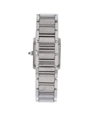 Tank Francaise Quartz Watch in Stainless Steel 20mm