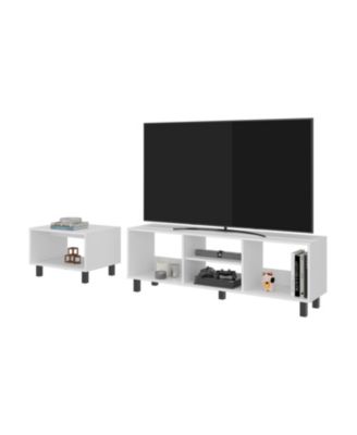 Eclipse Duo Rack and Coffee Table with Open Shelves