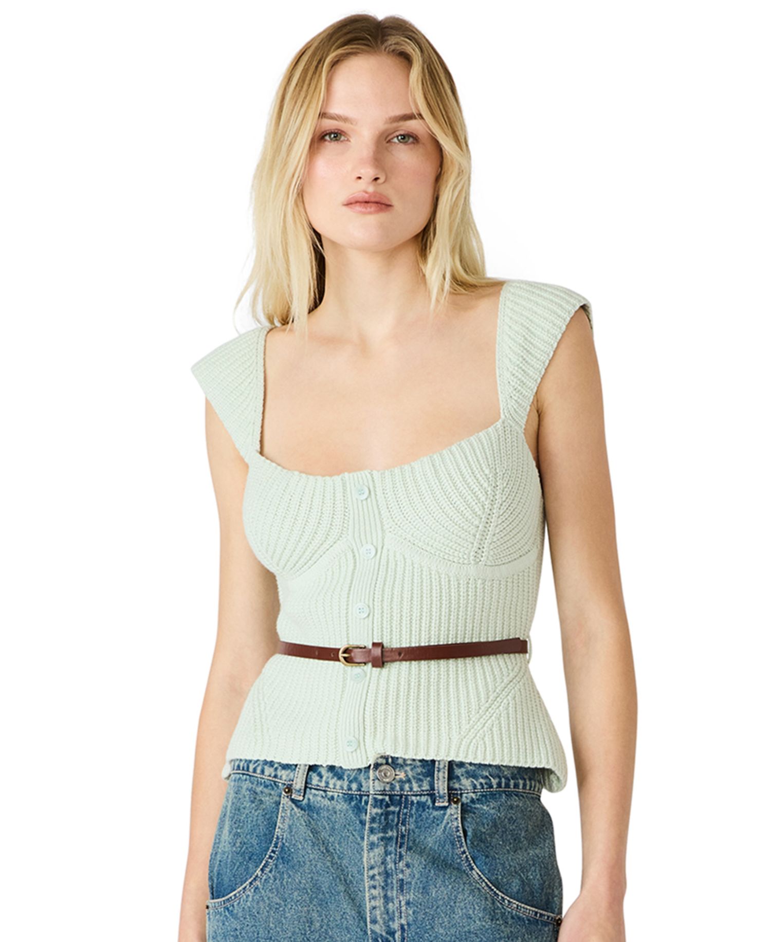Women's Preslee Sleeveless Cropped Top