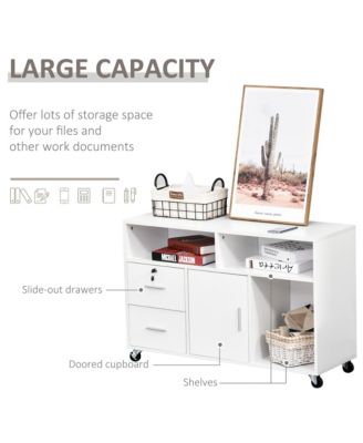 Printer Sd Home Office Mobile Cabinet Organizer Desktop Storage,
