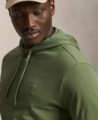 Men's Big & Tall Long-Sleeve Hooded T-Shirt