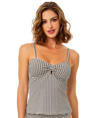Women's Keyhole Over The Shoulder Tankini Top